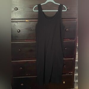 #62 a new day Black Midi Dress